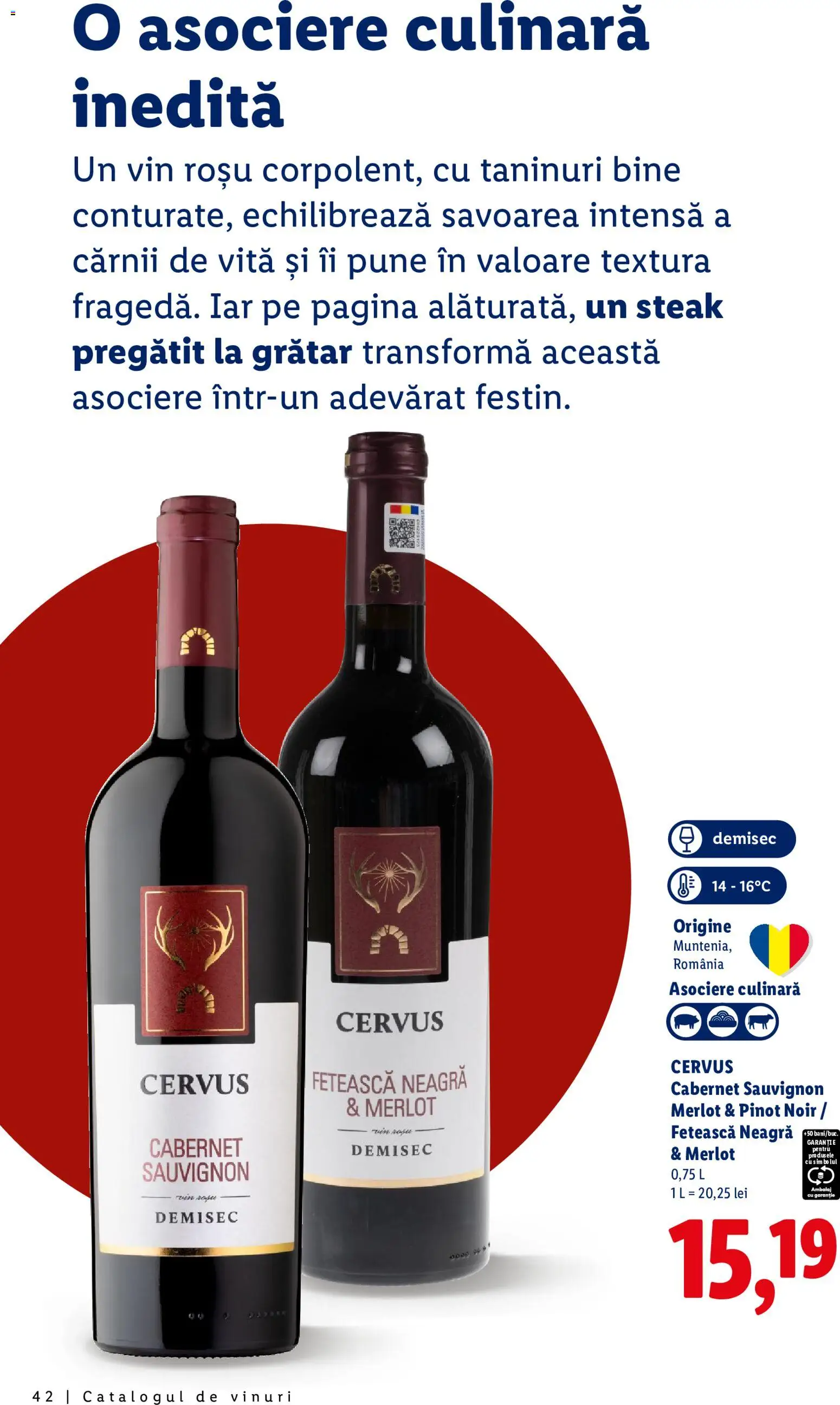 Noul catalog Lidl – valabil de la 28.09.2026 | Pagină: 42 | Produse: Vită, Grătar, Vin, Sauvignon