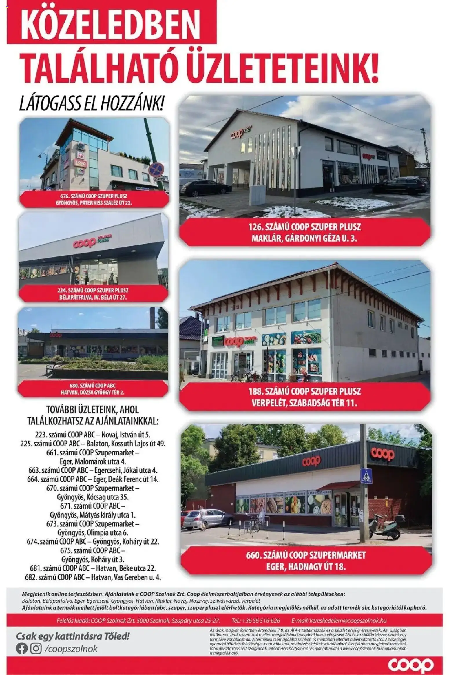 COOP Szolnok akciós újság Gyöngyös - 2026.09.24. -tól/töl > akció, lapozható szórólap 🛍️ | Oldal: 7 | Termékek: Vas