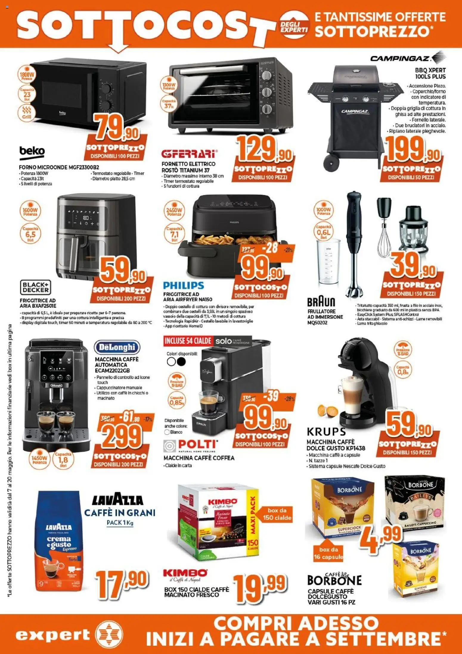 Volantino Expert del 07.05.2026 | Pagina: 24 | Prodotti: Piatto, Forno, Fornello, Macinato