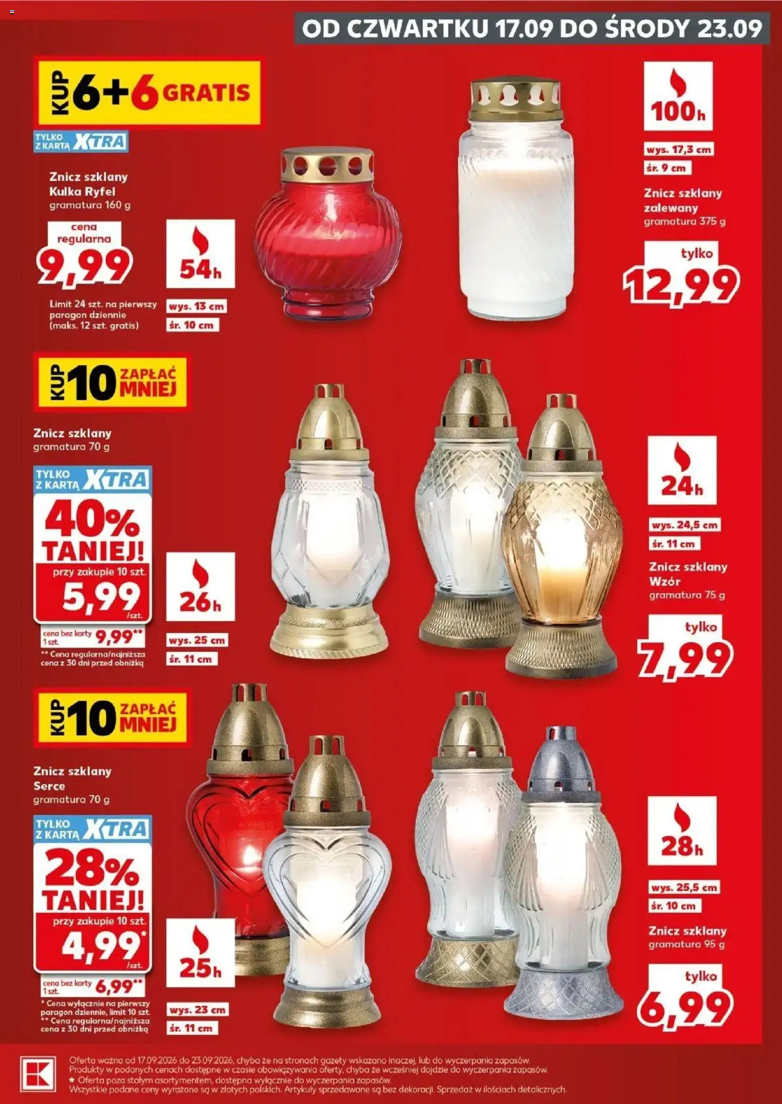 Kaufland gazetka - Znicze od 17.09.2026 - od jutra PDF | Strona: 3 | Produkty: Karta, Gazety