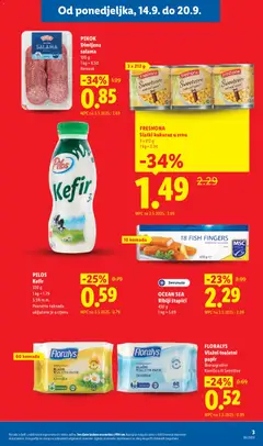 FRESHONA Slatki kukuruz u zrnu, Slatki kukuruz u zrnu - Pregled kataloga iz trgovine Lidl, vrijedi od 14.09.2026 | Stranica: 3 | Proizvodi: Riblji štapići, Pilos, Pikok, Kukuruz