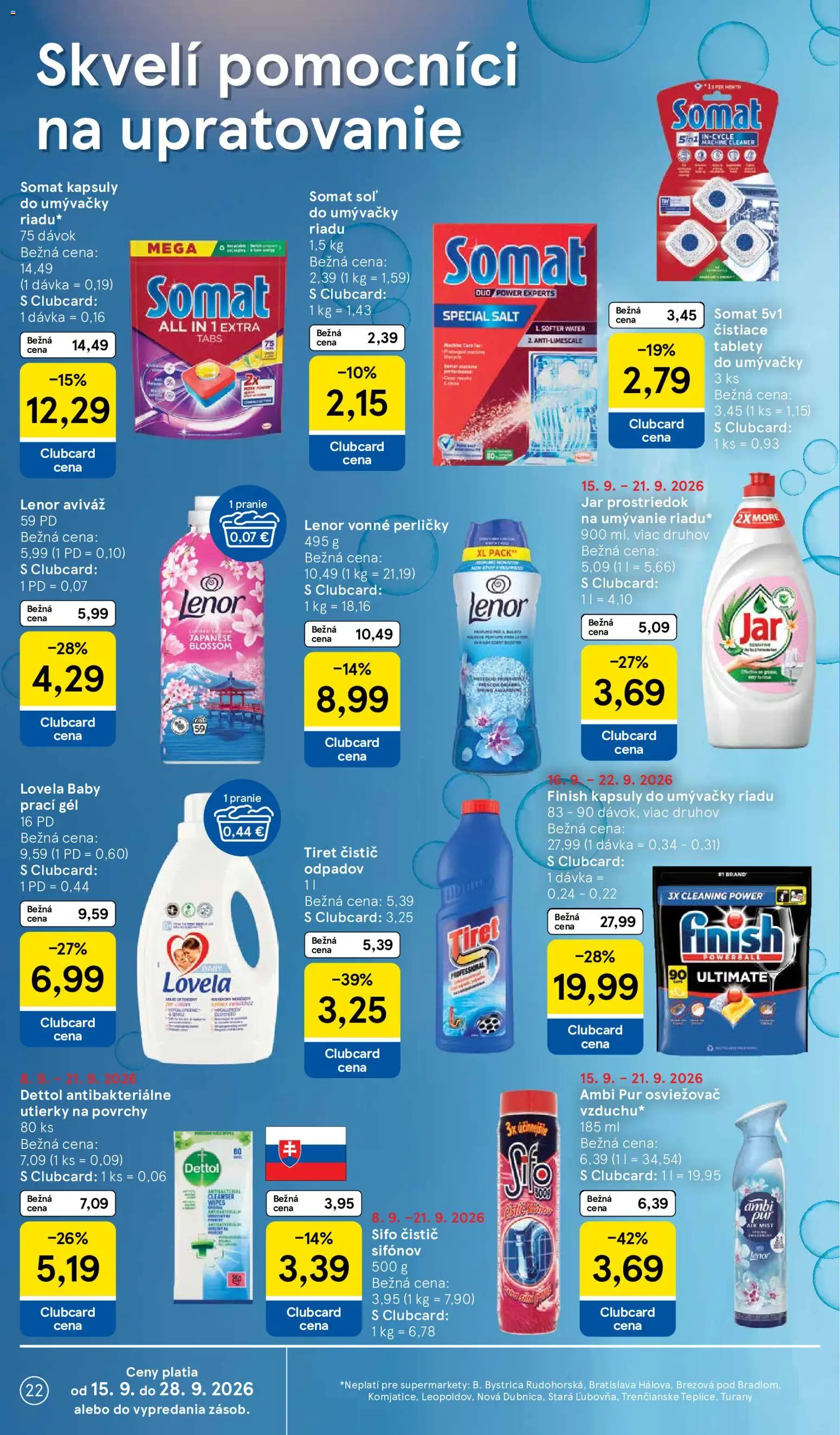 Nové Tesco akcie – leták je platný od 16.09.2026 | Strana: 22