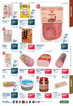 Náhled letáku Makro leták - Maloobchod od 06.05.2026 | Strana: 3 | Produkty: Salám, Šunka, Uzeniny, Utopenci
