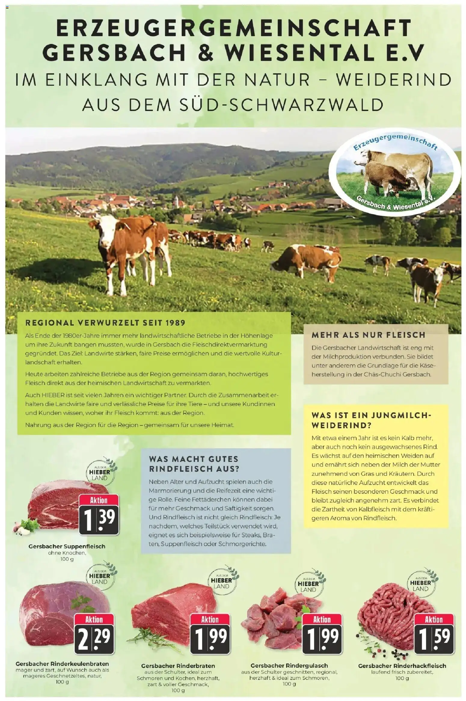 Edeka Prospekt Schliengen (ab 31.08.2026) » Angebote Online | Seite: 10 | Produkte: Rindergulasch, Käse, Schulter, Fleisch