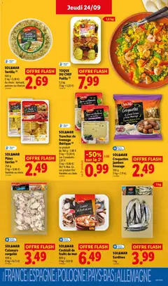 LIDL - Prévisualisation de SOL&MAR Croquettes jambon fromage, Croquettes jambon fromage valide à partir de 24/09/2026 | Page: 23