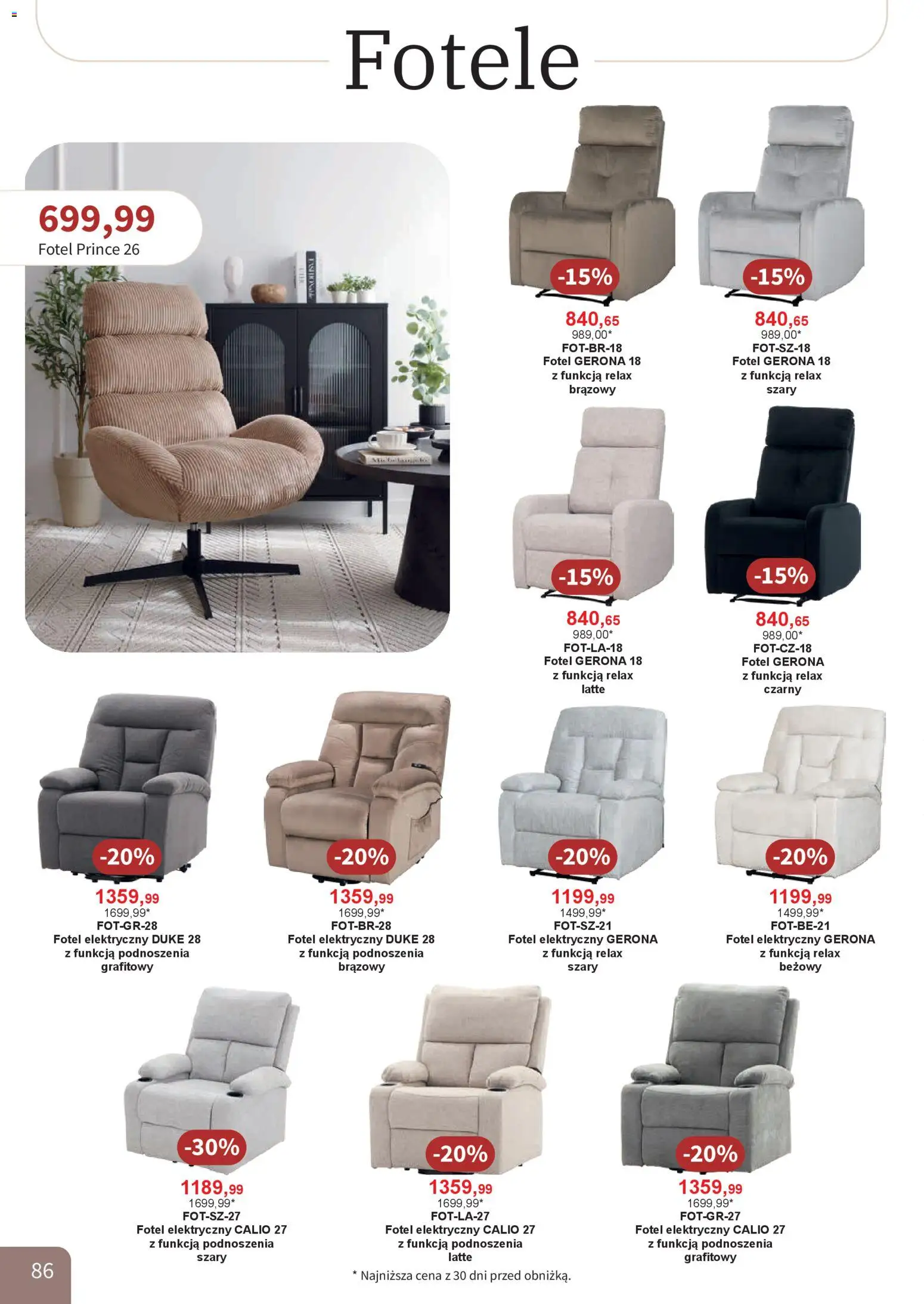Bodzio Katalog od 01.04.2026 | Strona: 86 | Produkty: Fotel