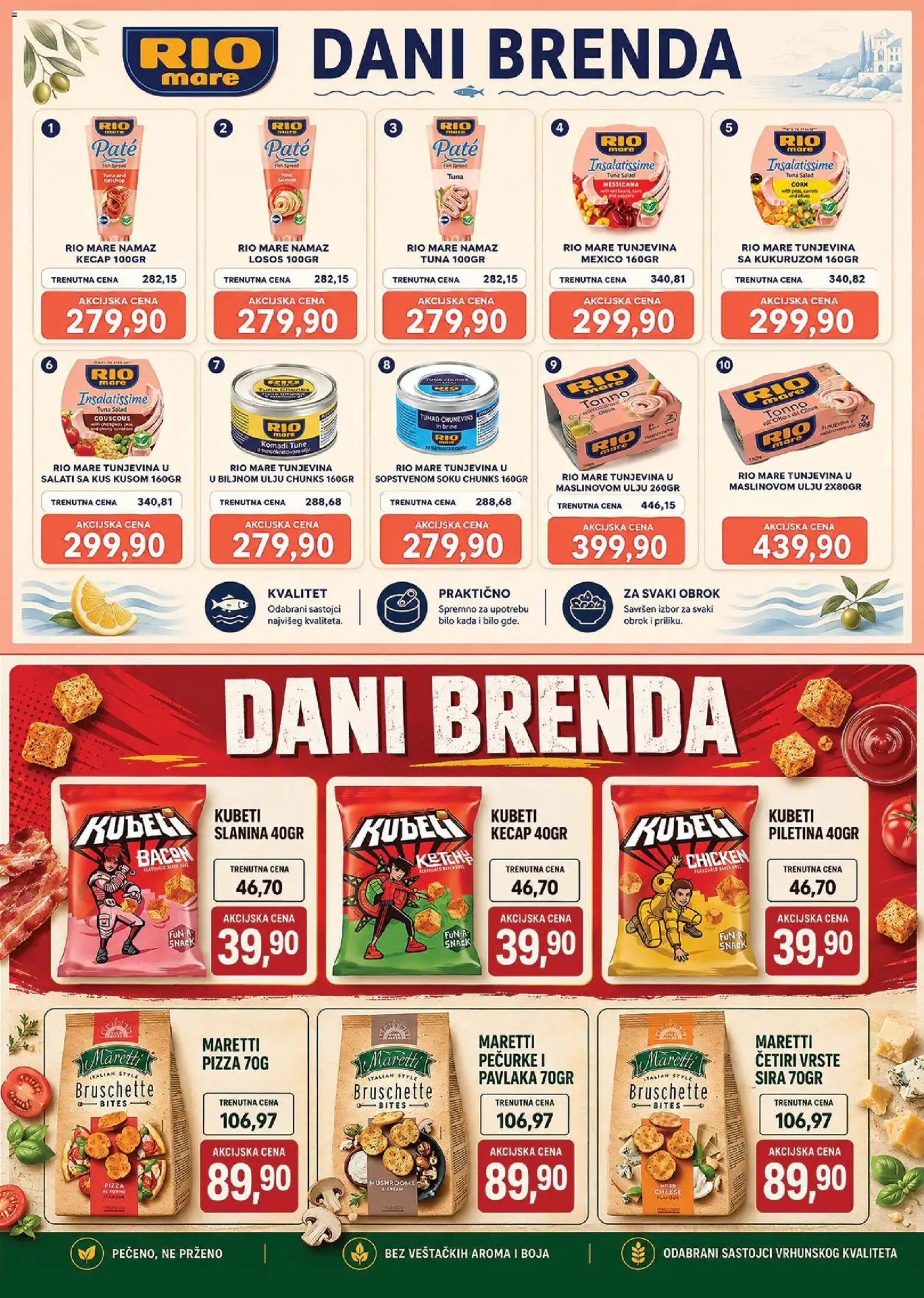 Medius katalog - važi od 30.06.2026 | Strana: 15 | Proizvode: Rio mare, Slanina, Piletina, Pavlaka