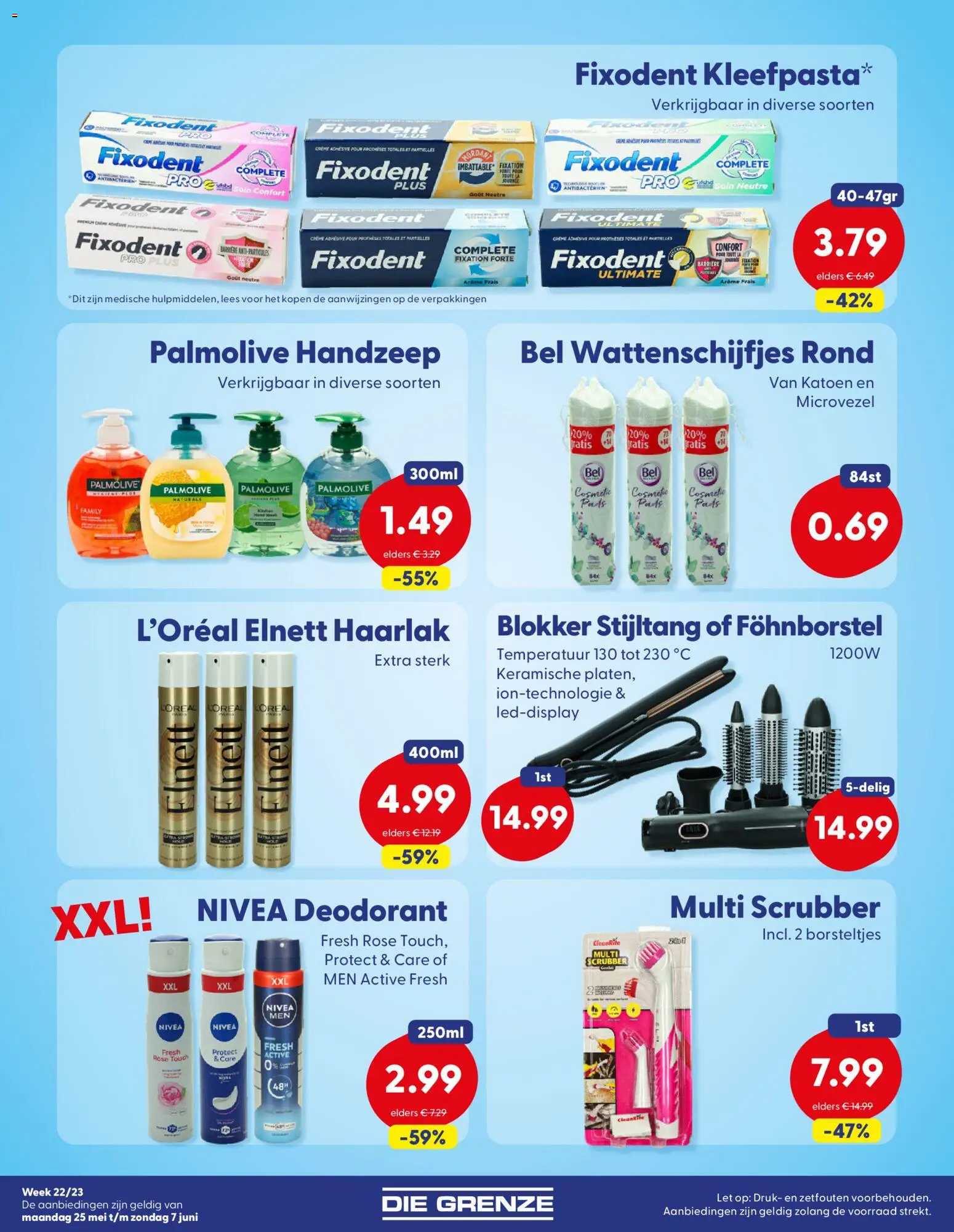 {H1} | Pagina: 5 | Producten: Deodorant, Haarlak, Stijltang, Handzeep