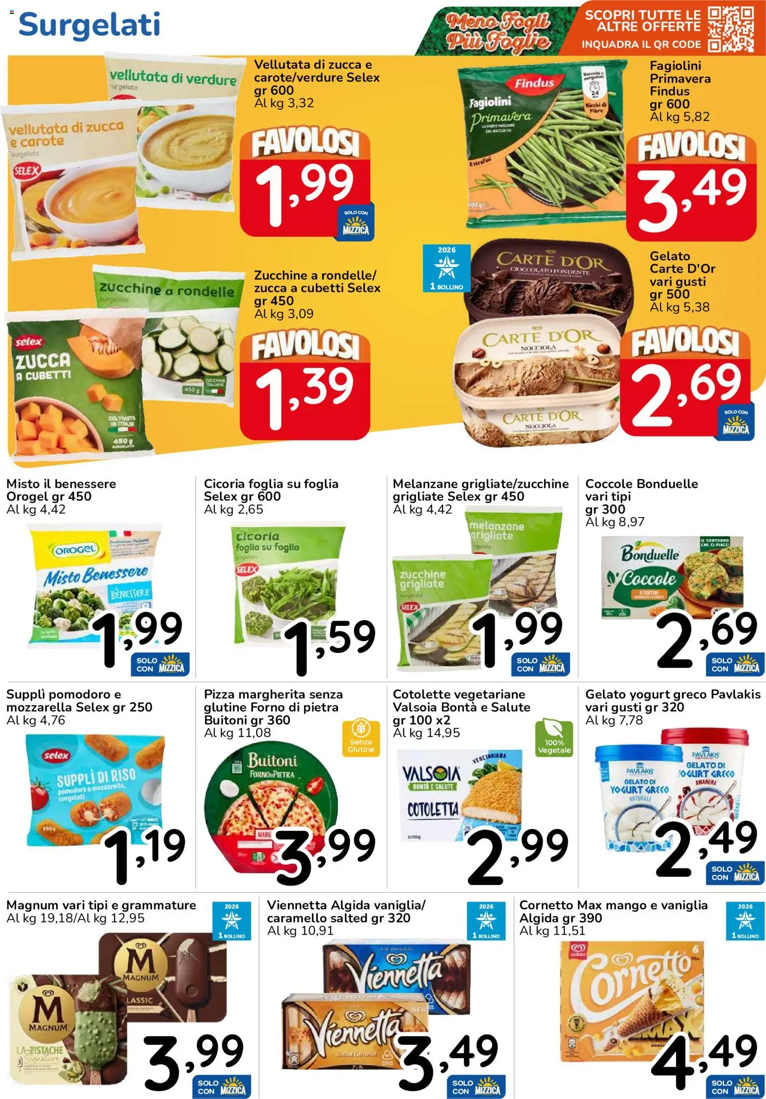 Volantino Famila del 30/09/2026 | Pagina: 29 | Prodotti: Cioccolato, Riso, Magnum, Carote