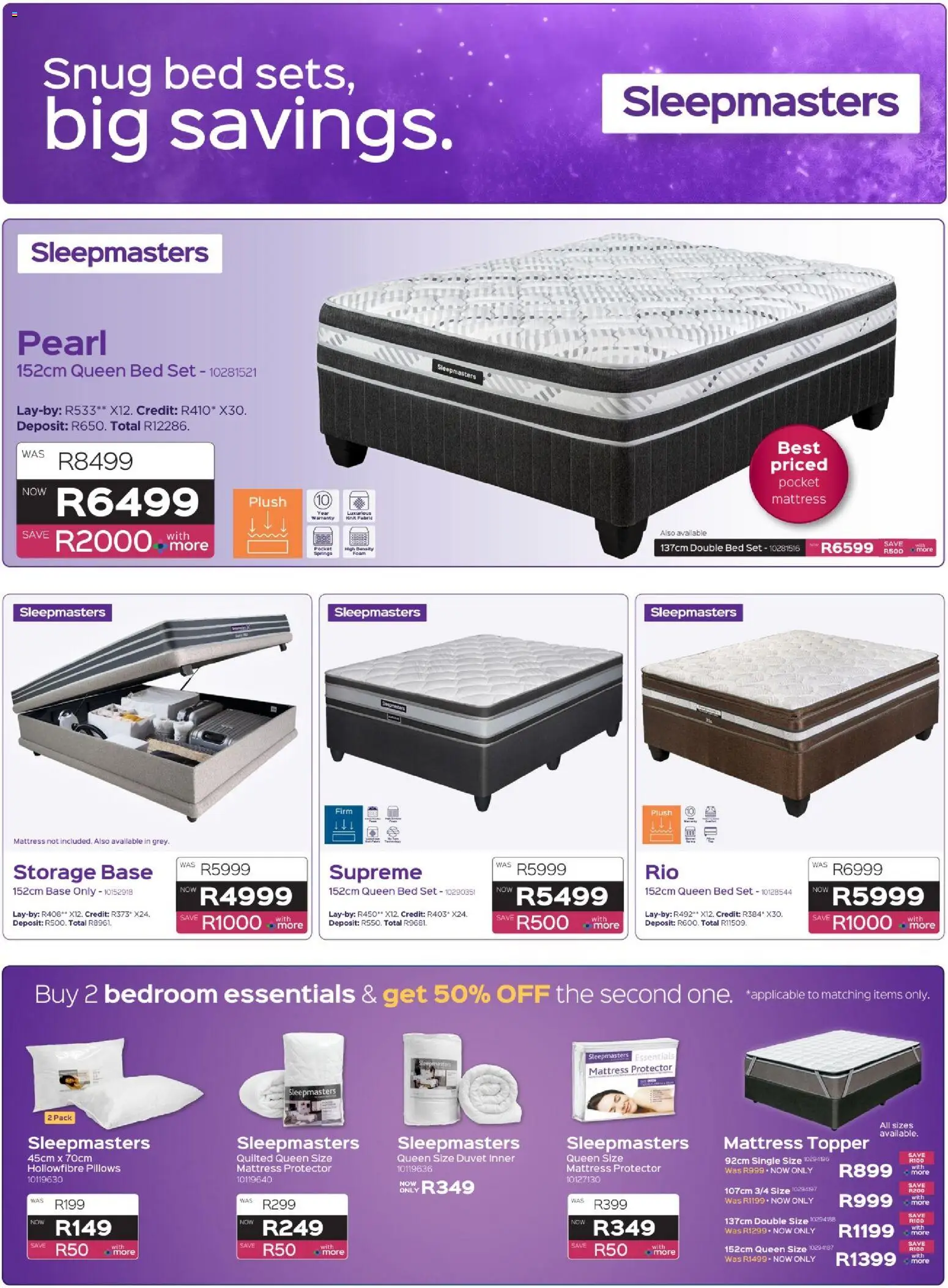 New Sleepmasters catalogue – valid from 18.06.2026 | Page: 9