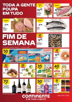 Pré-visualização Continente Fim de Semana válido de 16/10/2026