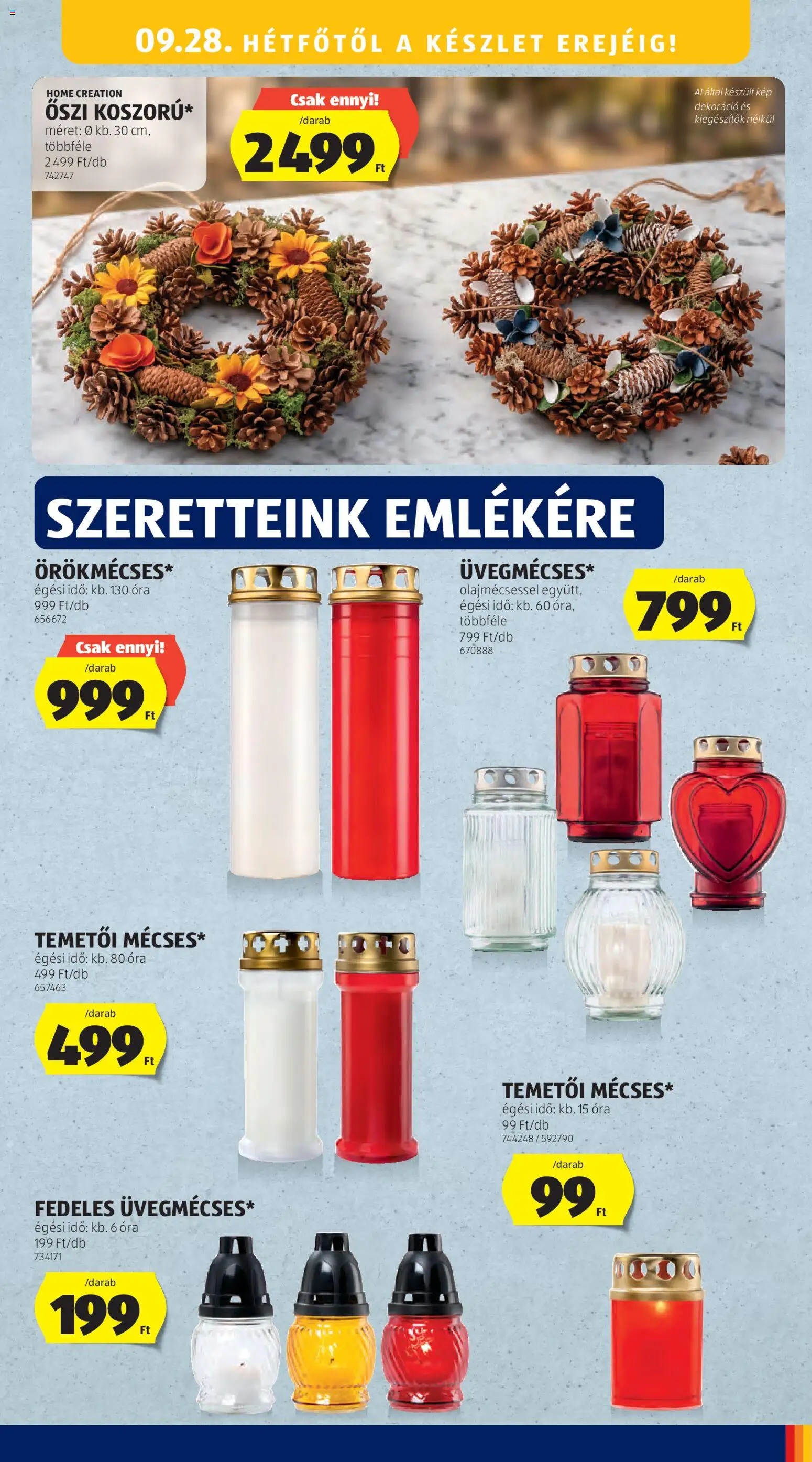 Aldi akciós ujság - amely érvényes a következő dátumtól: 2026.09.24. | Oldal: 13 | Termékek: Óra, Dekoráció