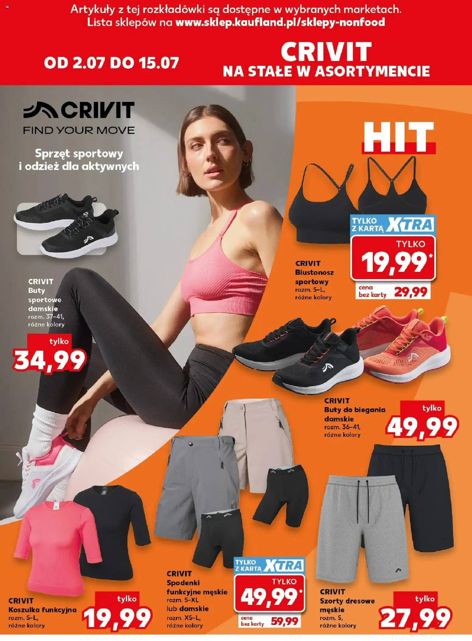 Kaufland gazetka - Złap Okazje od 02.07.2026 | Strona: 10 | Produkty: Szorty, Karta, Spodenki, Biustonosz