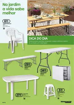 Pré-visualização Intermarché folheto Aire Livre Super válido de 07.05.2026 | Página: 6 | Produtos: Banco, Mesa, Cadeira