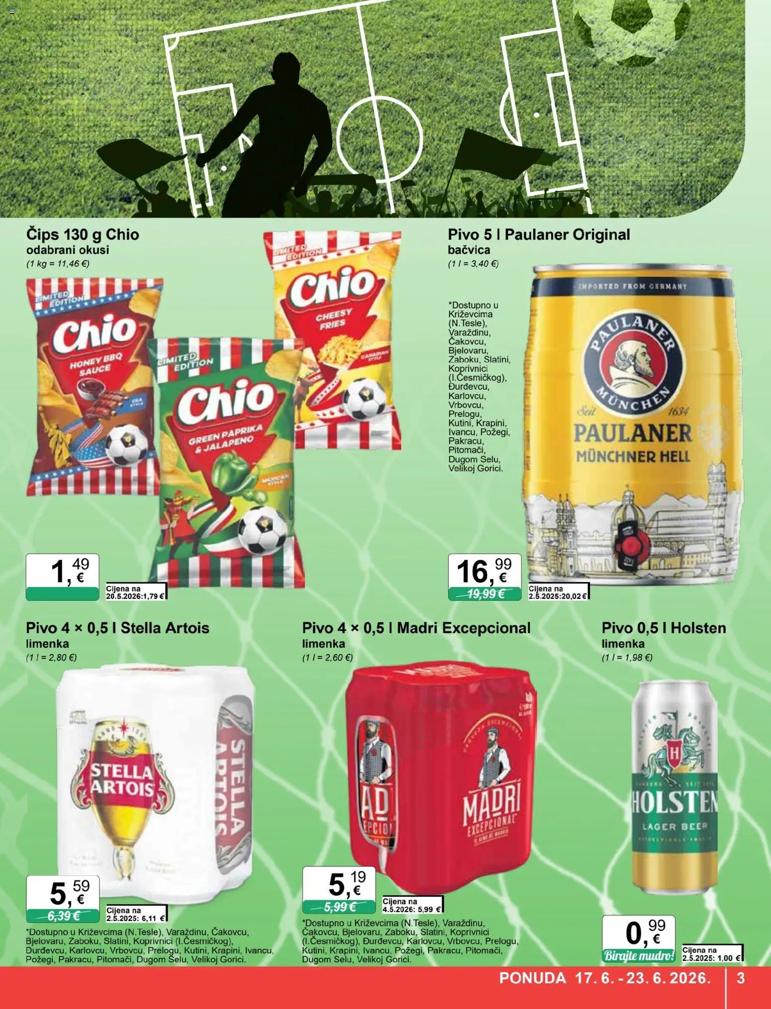 KTC katalog | vrijedi od 17.06.2026 | Stranica: 3 | Proizvodi: Hell, Pivo, Paprika, Čips