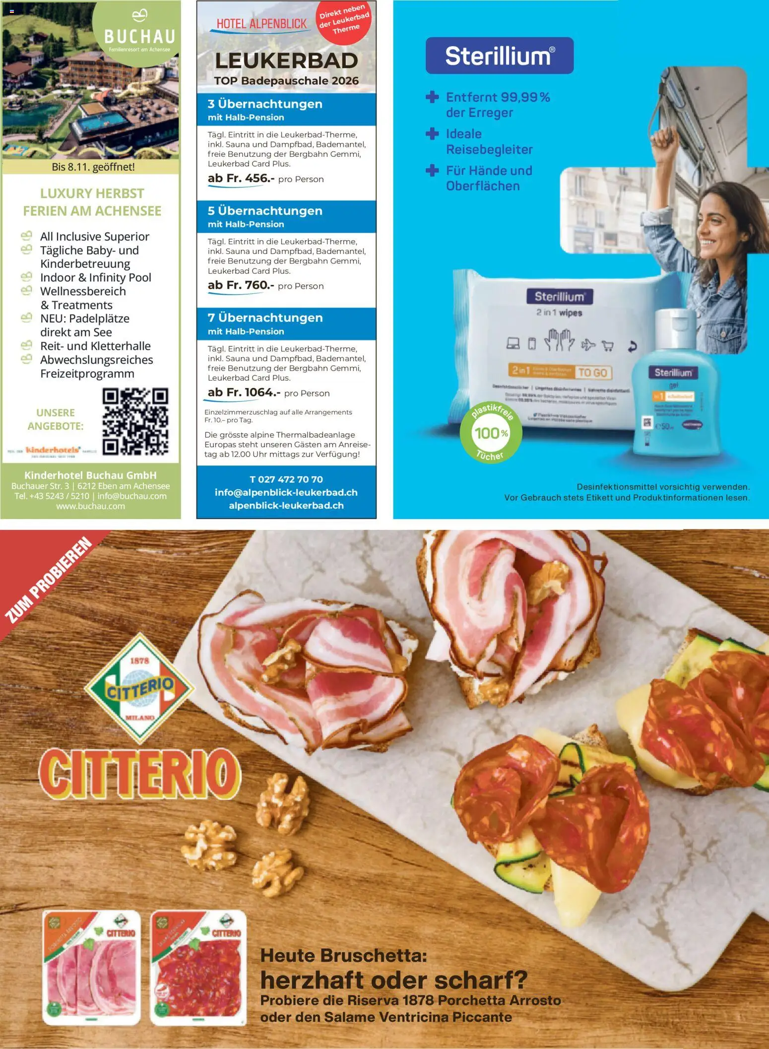 Migros aktionen Magazin – gültig ab 30.09.2026 | Seite: 54 | Produkte: Salami, Uhr, Top