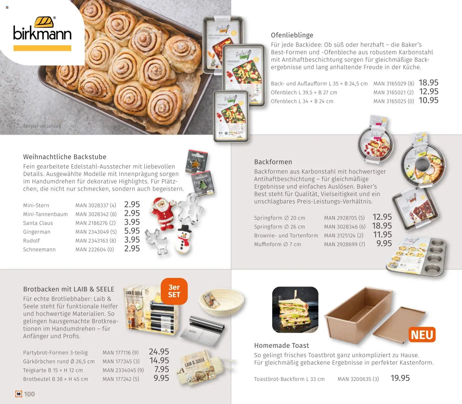 Müller Haushaltskatalog – gültig ab 01.10.2026 | Seite: 100 | Produkte: Toast, Toastbrot