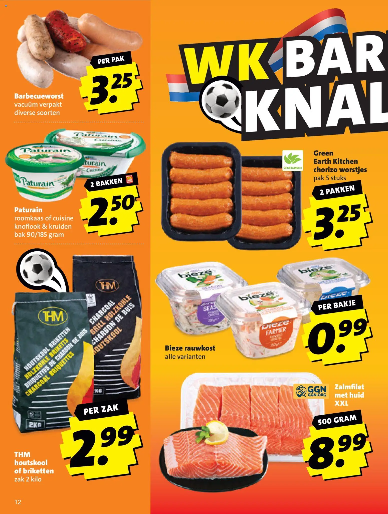 {H1} | Pagina: 12 | Producten: Roomkaas, Zak, Szeletelt bacon, Grill