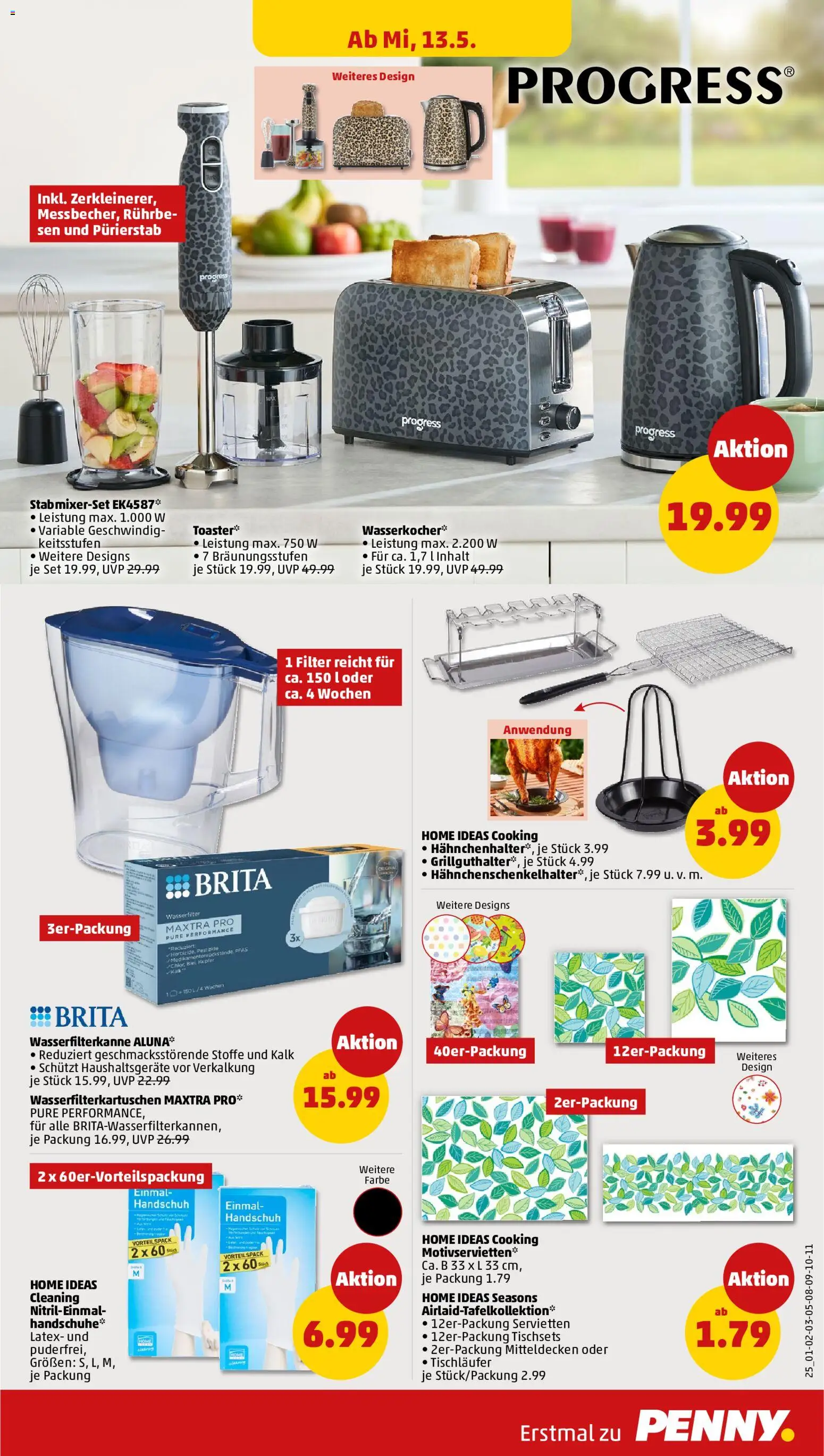 Penny Prospekt 	 – gültig ab 11.05.2026 | Seite: 27 | Produkte: Wasserkocher, Toaster, Handschuhe