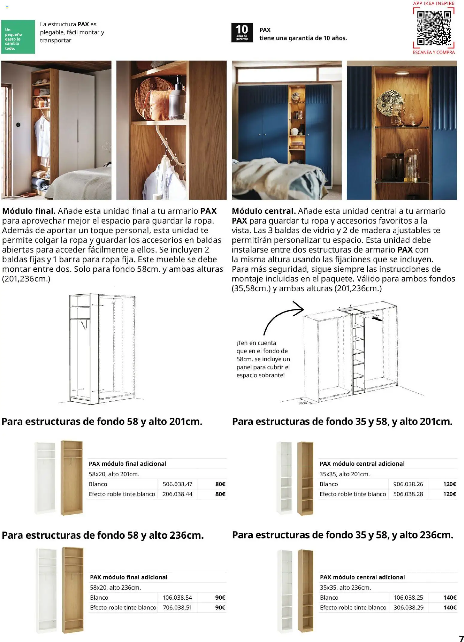 IKEA - Pax │ válido desde el 01/09/2026 | Página: 7 | Productos: Tinte, Té, Ropa, Armario