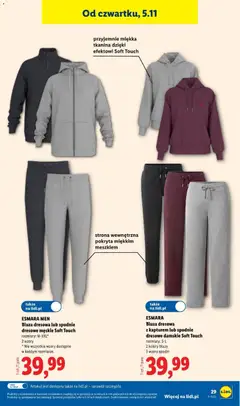 Pogląd oferty "ESMARA Bluza dresowa z kapturem lub spodnie dresowe damskie Soft Touch, Bluza dresowa z kapturem lub spodnie dresowe damskie Soft Touch" - ważna od 02.11.2026 | Strona: 35