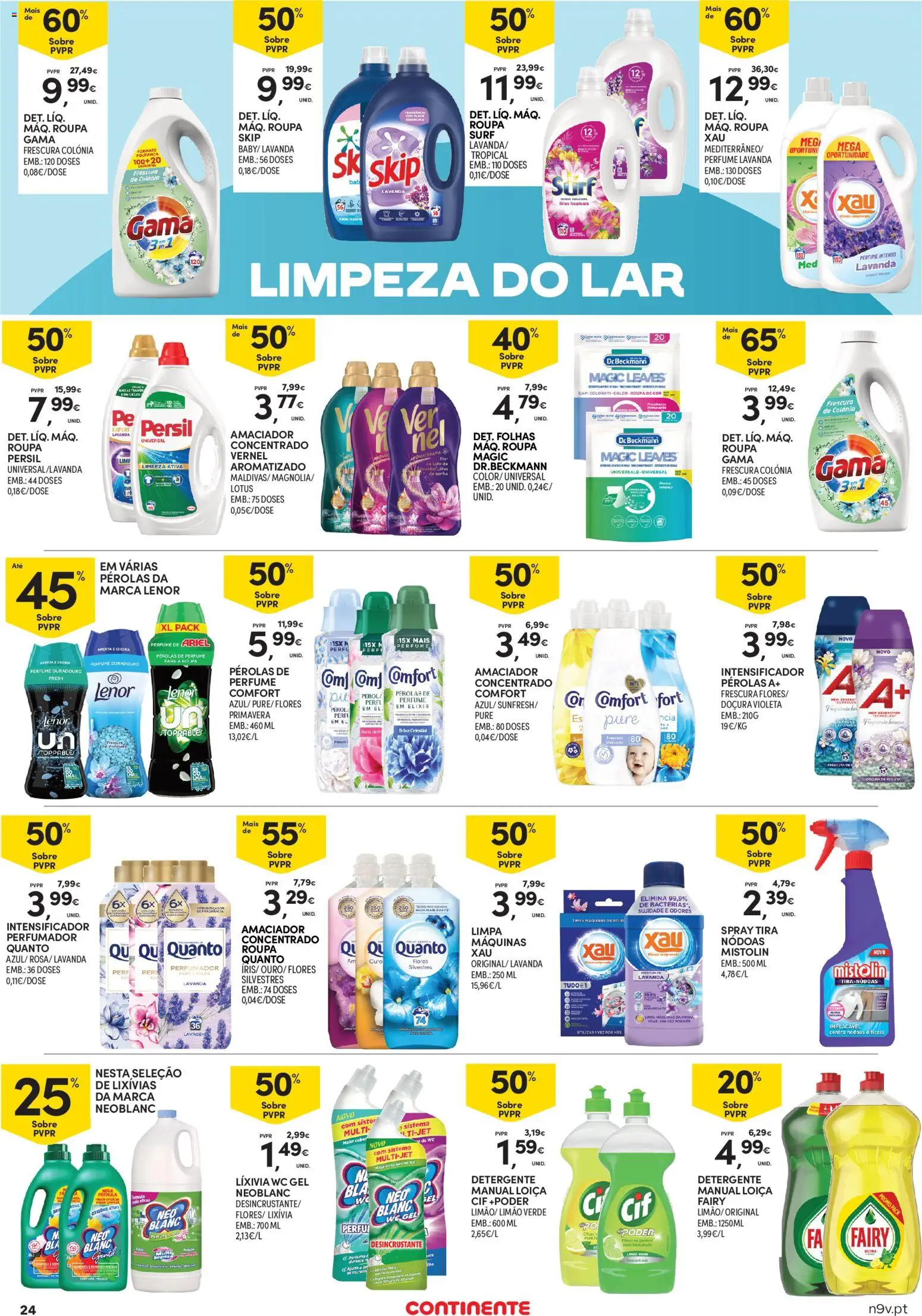 Continente Açores │ válido de 28.05.2026 | Página: 24 | Produtos: Flores, Perfume, Detergente, Persil