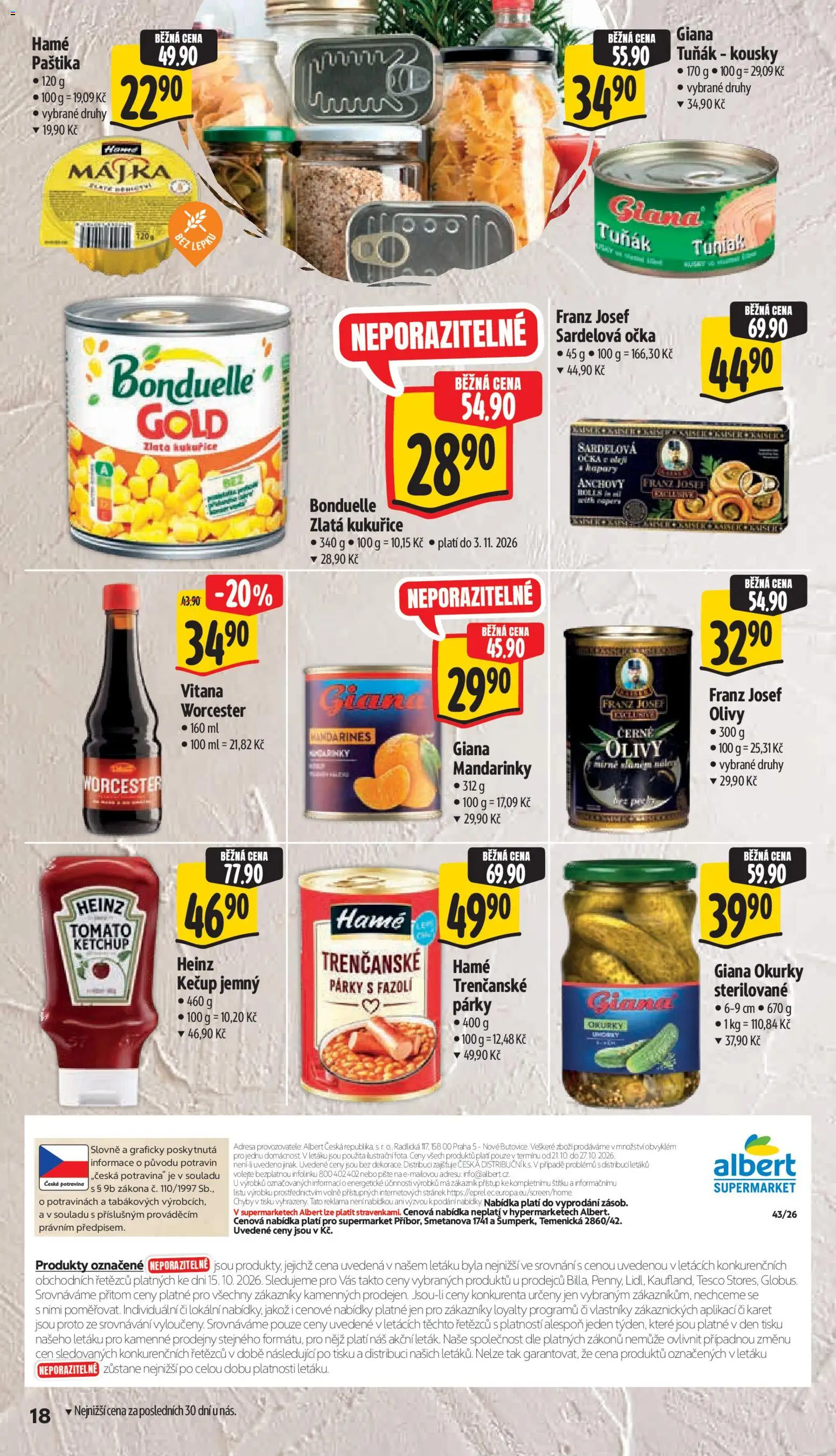 Albert leták - Supermarket Šumperk od 21.10.2026 | Strana: 30