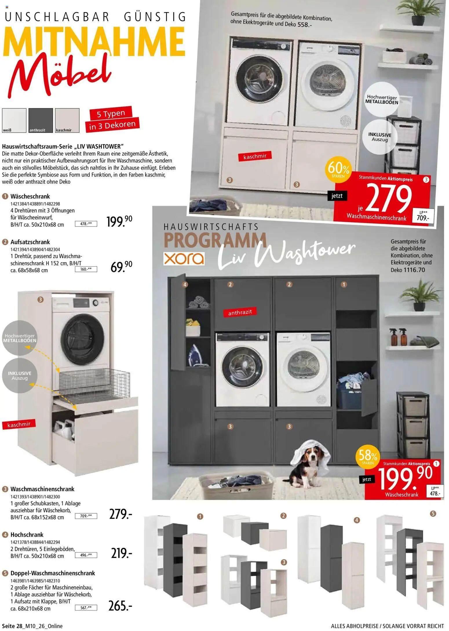 Zurbrüggen - Zurbrüggen: Mitnahme Möbel (ab 08.08.2026) zum Blättern | Seite: 30 | Produkte: Hochschrank