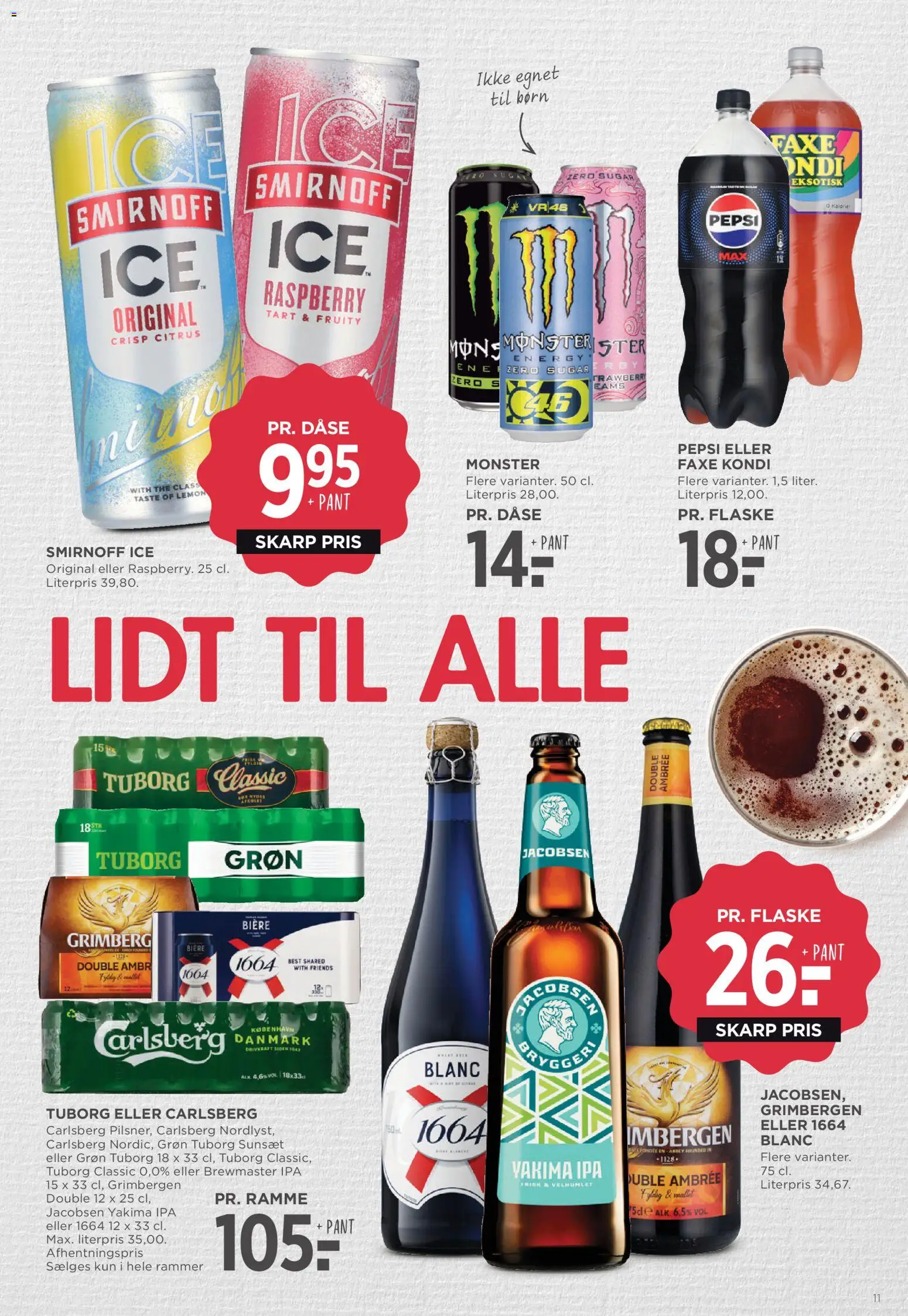 Meny tilbudsavis – gyldig fra 17/07/2026 | Side: 19 | Produkter: Rammer, Faxe Kondi, Pepsi