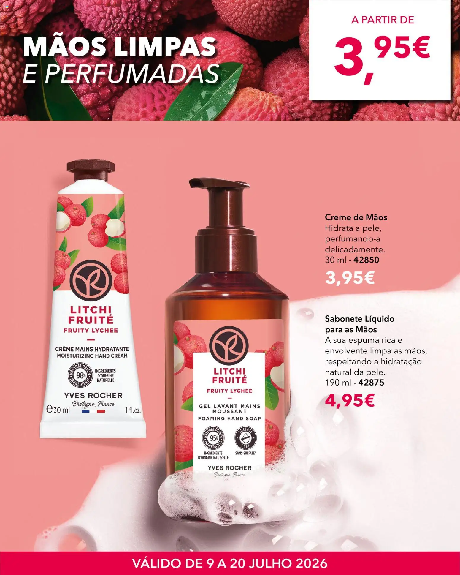 Yves Rocher Lichia frutada │ válido de 09/07/2026 | Página: 2 | Produtos: Sabonete líquido, Sabonete, Creme