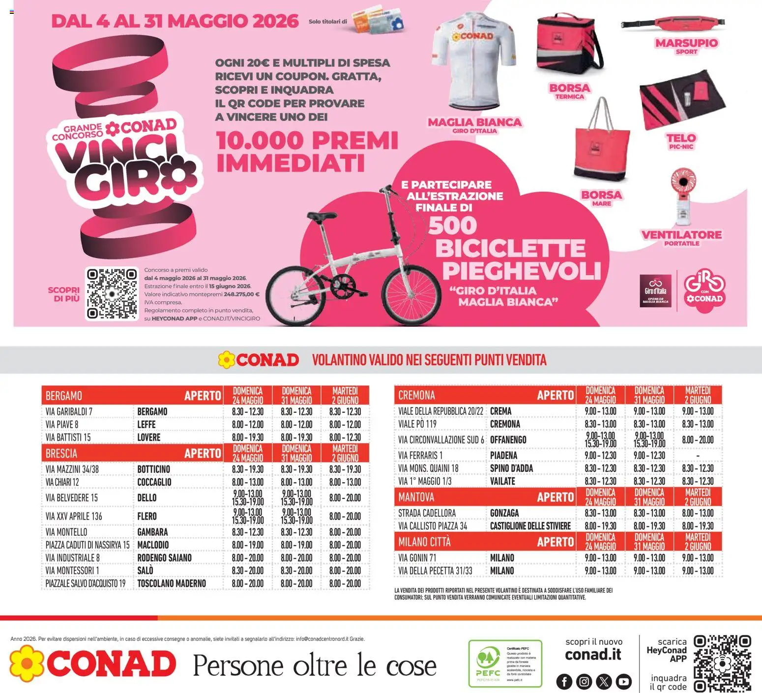 Volantino Conad del 20.05.2026 | Pagina: 42 | Prodotti: Crema, Borsa termica, Borsa, Fan