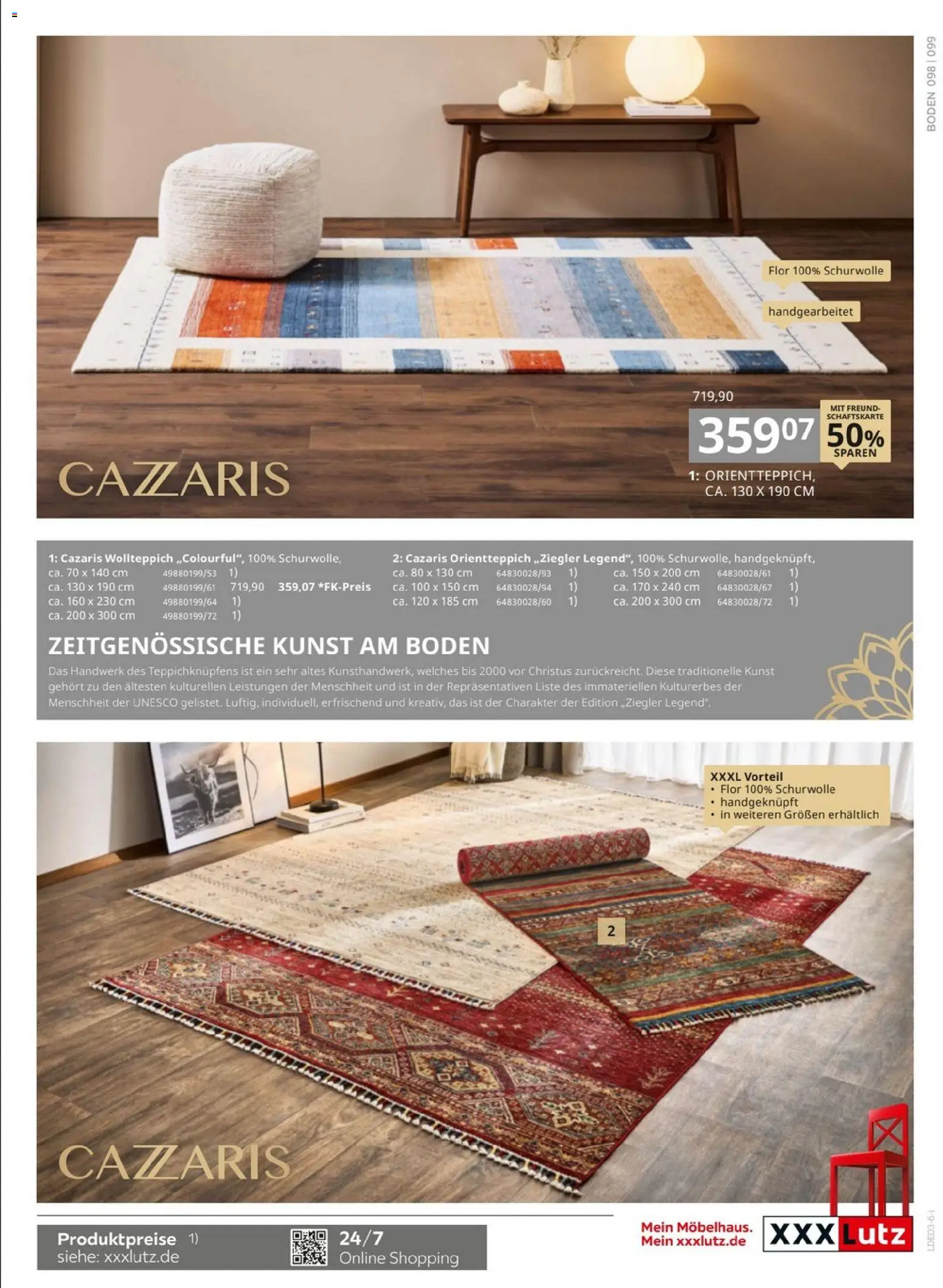 XXXL Lutz Schöner Einrichten – gültig ab 01.03.2026 | Seite: 99 | Produkte: Orientteppich