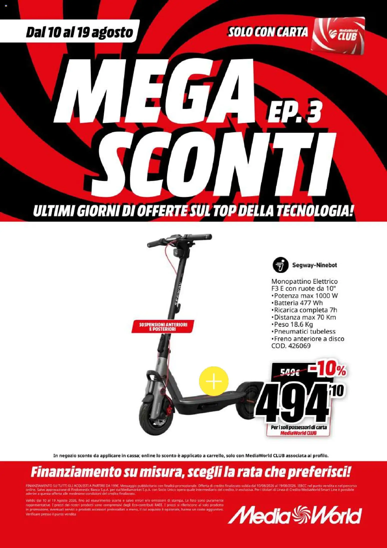 Volantino Media World del 10/08/2026 | Pagina: 30