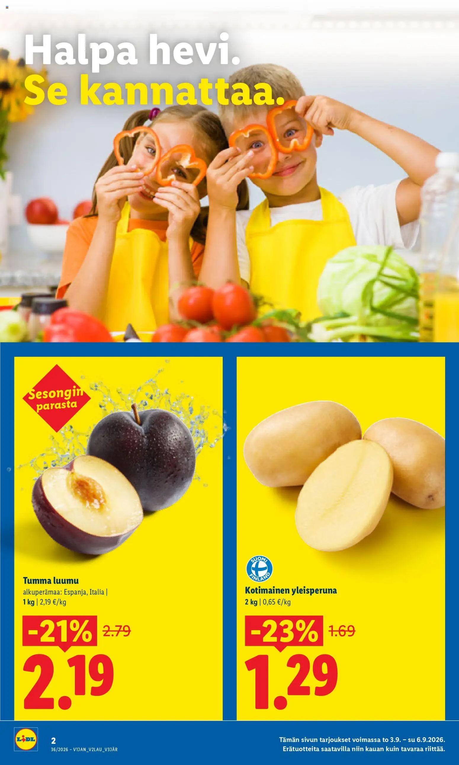 Lidl tarjoukset – voimassa 03/09/2026 alkaen | Sivu: 2