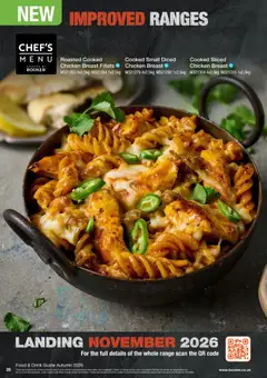 Preview of Booker Wholesale - Autumn 2026 valid from 06/10/2026 | Page: 20 | Products: Chicken, Chicken breast, Chicken breast fillets