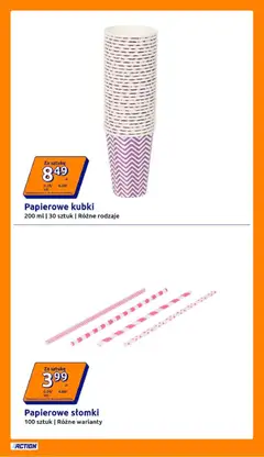 Pogląd oferty "Action gazetka" - ważna od 03.06.2026 | Strona: 6 | Produkty: Słomki