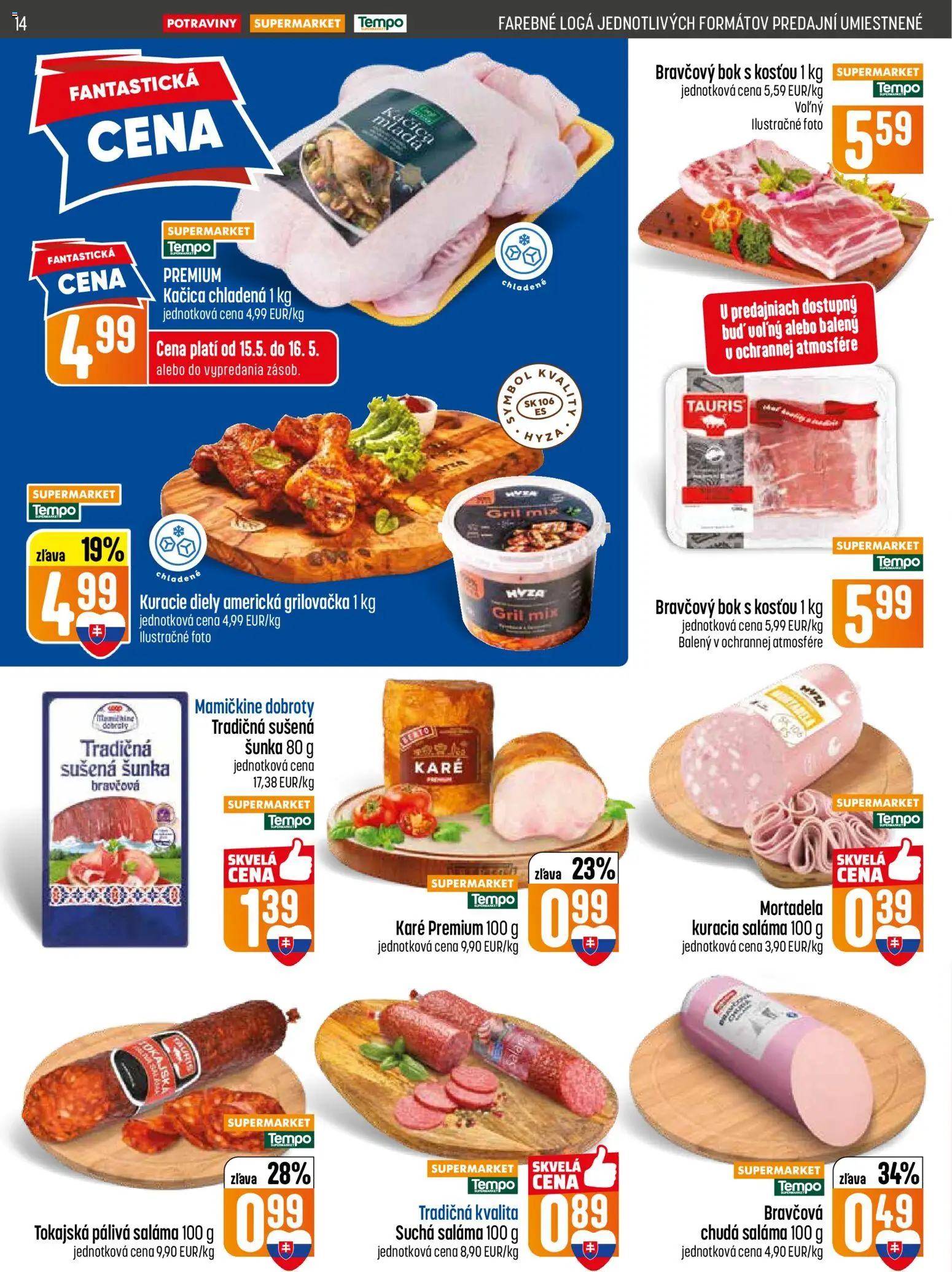 Nové COOP Jednota akcie – leták je platný od 14.05.2026 | Strana: 14