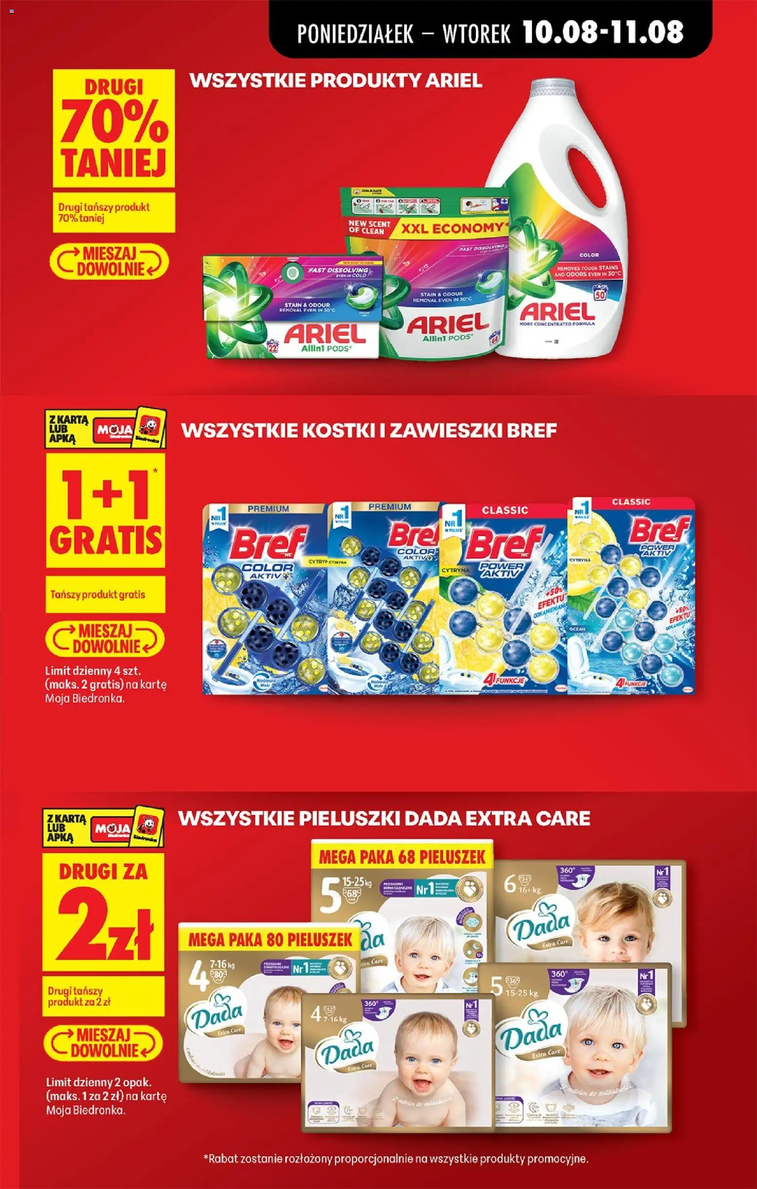 Biedronka gazetka od 10.08.2026 | Strona: 21 | Produkty: Cytryna, Cleaner, Ariel, Detergent