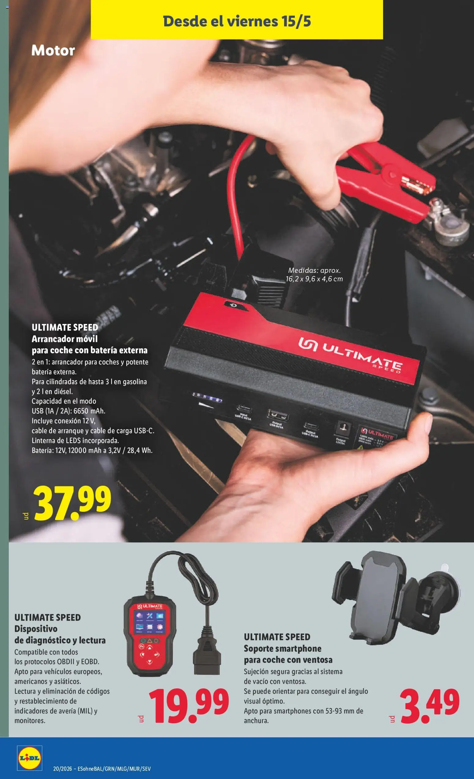 Lidl folleto de bazar │ válido desde el 11.05.2026 | Página: 24 | Productos: Smartphone, Cable, USB, Batería