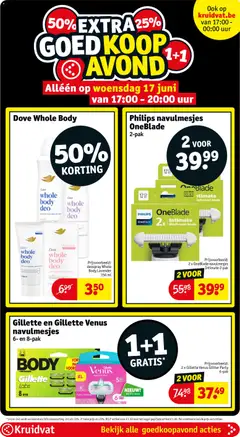 Kruidvat folder week 25 - Voorbeeld van een folder van Kruidvat, geldig van 16.06.2026 | Pagina: 6 | Producten: Deodorant, Kan