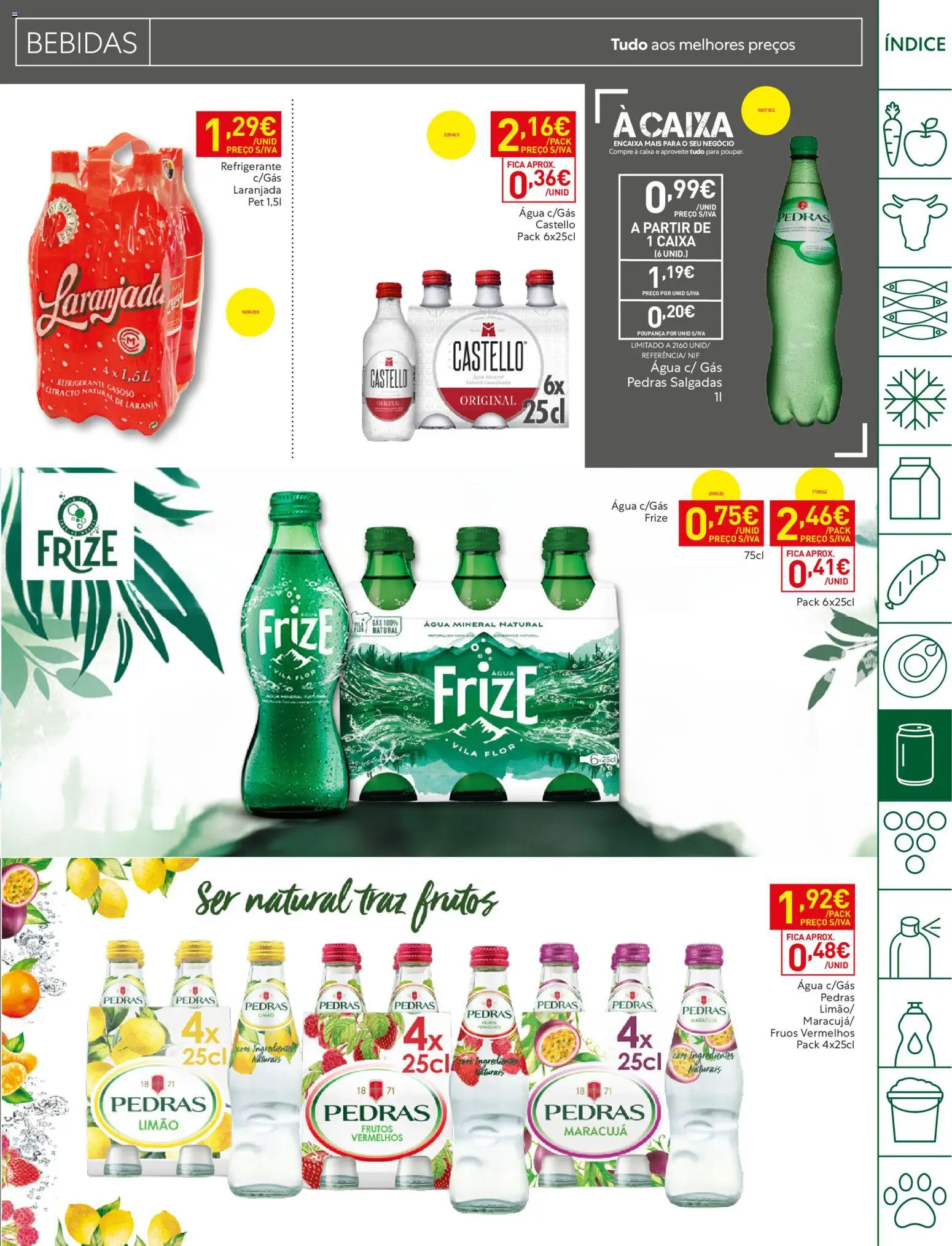 Recheio folheto Madeira │ válido de 28/07/2026 | Página: 25 | Produtos: Agua, Refrigerante, Caixa, Água mineral