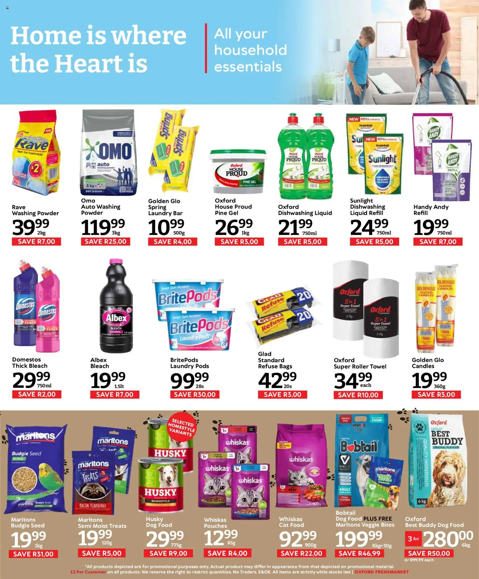 New Oxford Freshmarket catalogue – valid from 19/08/2026 | Page: 15 | Products: Ingredients, Refuse bags, Dishwashing liquid, Bacon