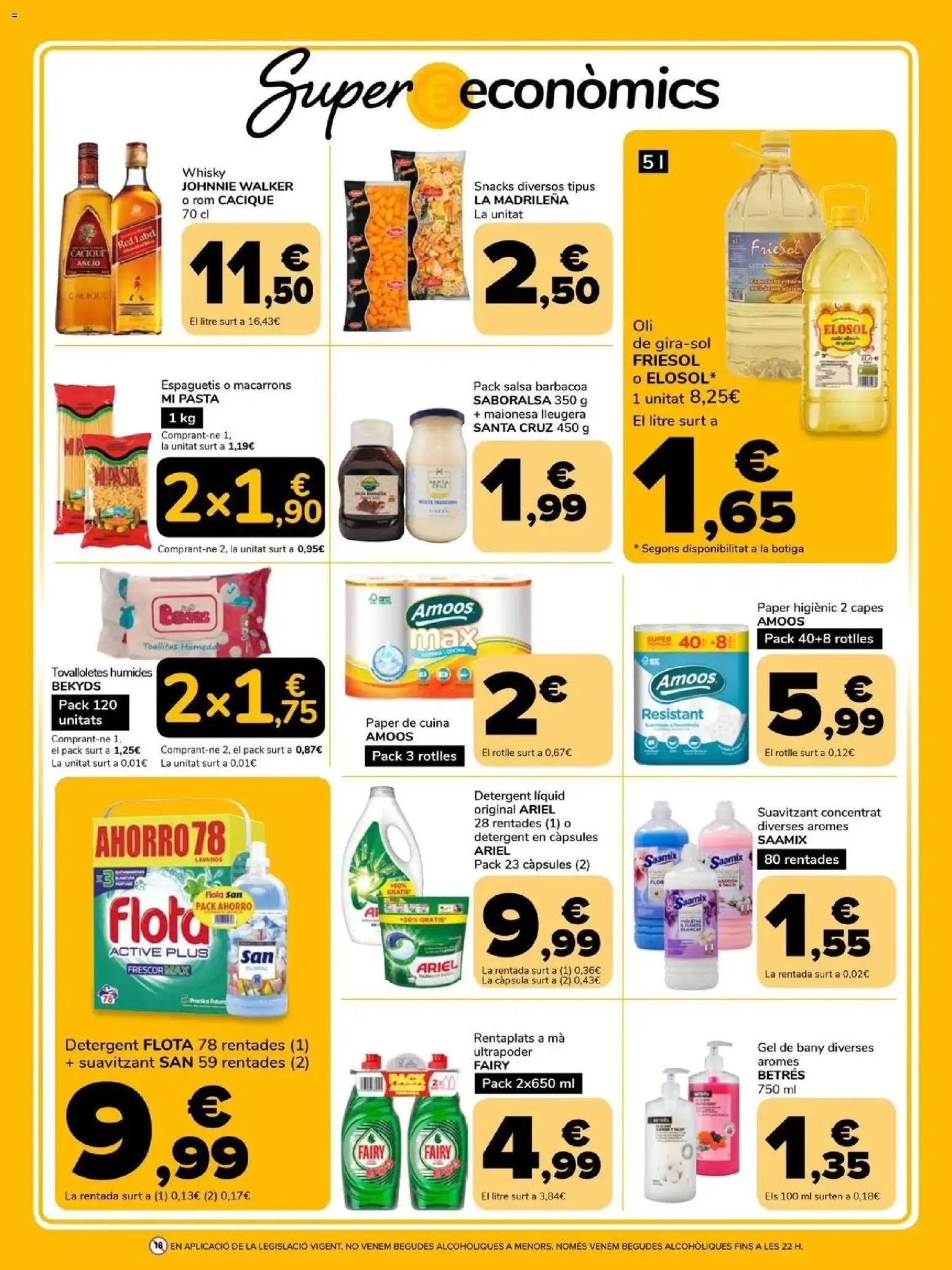 Supeco folleto 30/09/2026 - 14/10/2026 | Página: 3 | Productos: Pasta, Whisky, Barbacoa, Salsa barbacoa