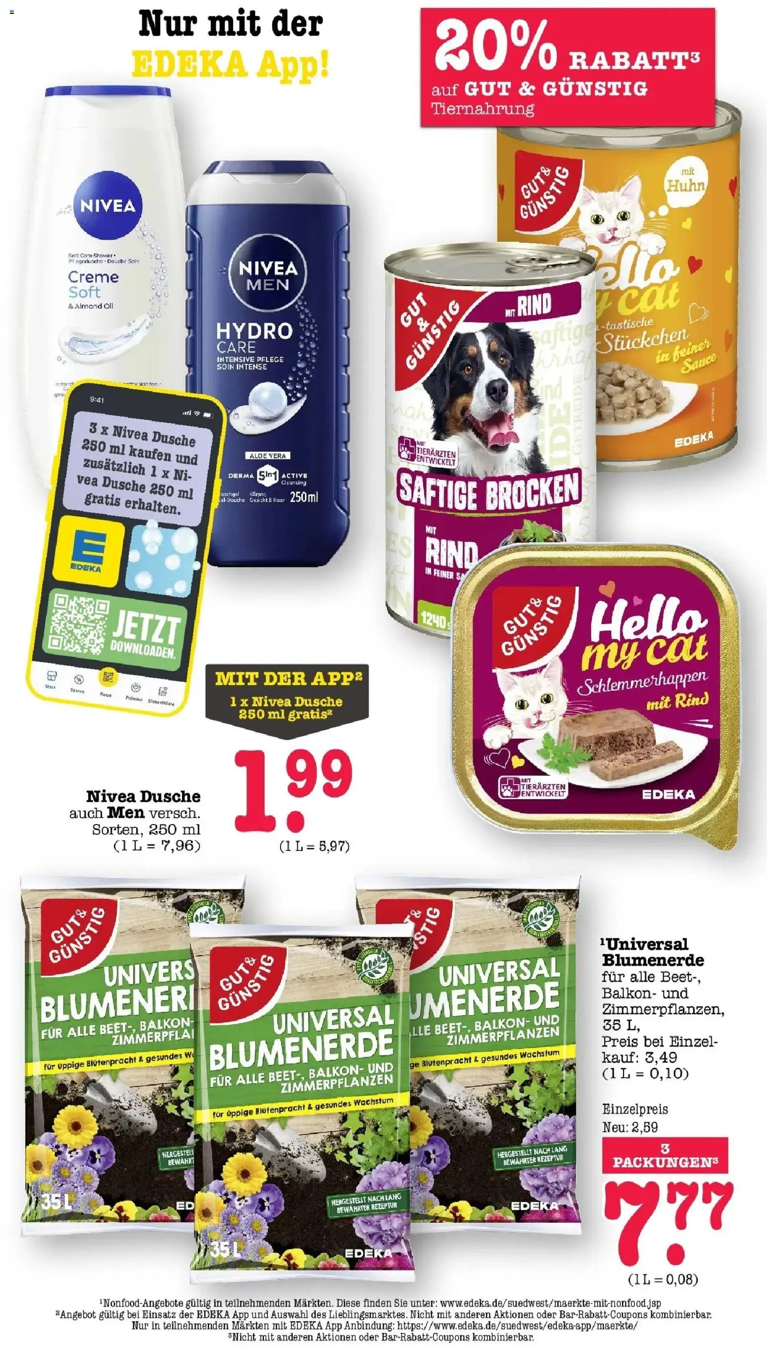 E center - E center: Wochenangebote – gültig ab 28.06.2026 | Seite: 9 | Produkte: Dusche, Creme, Blumenerde, Getreide
