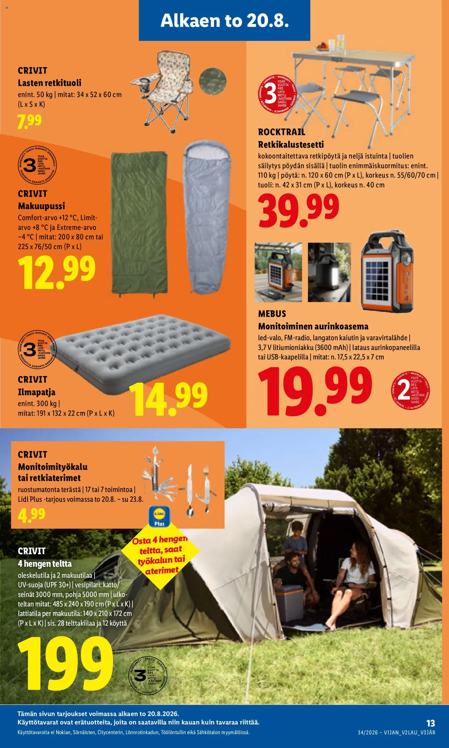 Lidl tarjoukset - Rovaniemi – voimassa 20/08/2026 alkaen | Sivu: 15