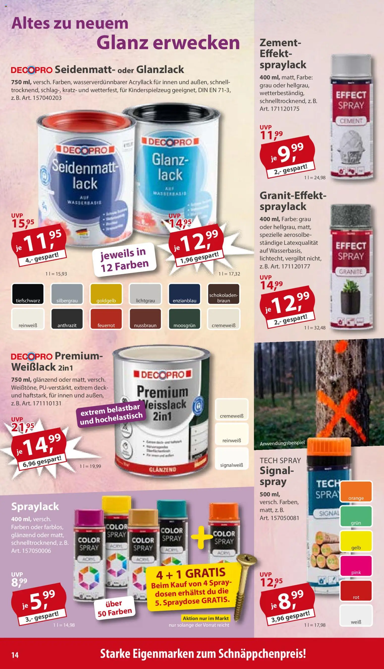 Sonderpreis Baumarkt Prospekt – gültig ab 27.06.2026 | Seite: 14
