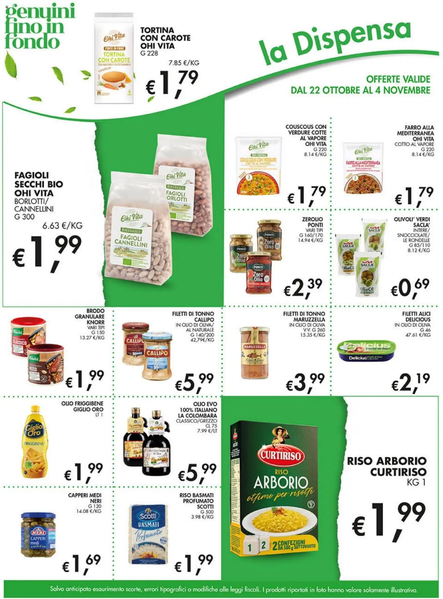 Volantino Coal del 22/10/2026 | Pagina: 13 | Prodotti: Verdure, Carote, Tonno, Alici