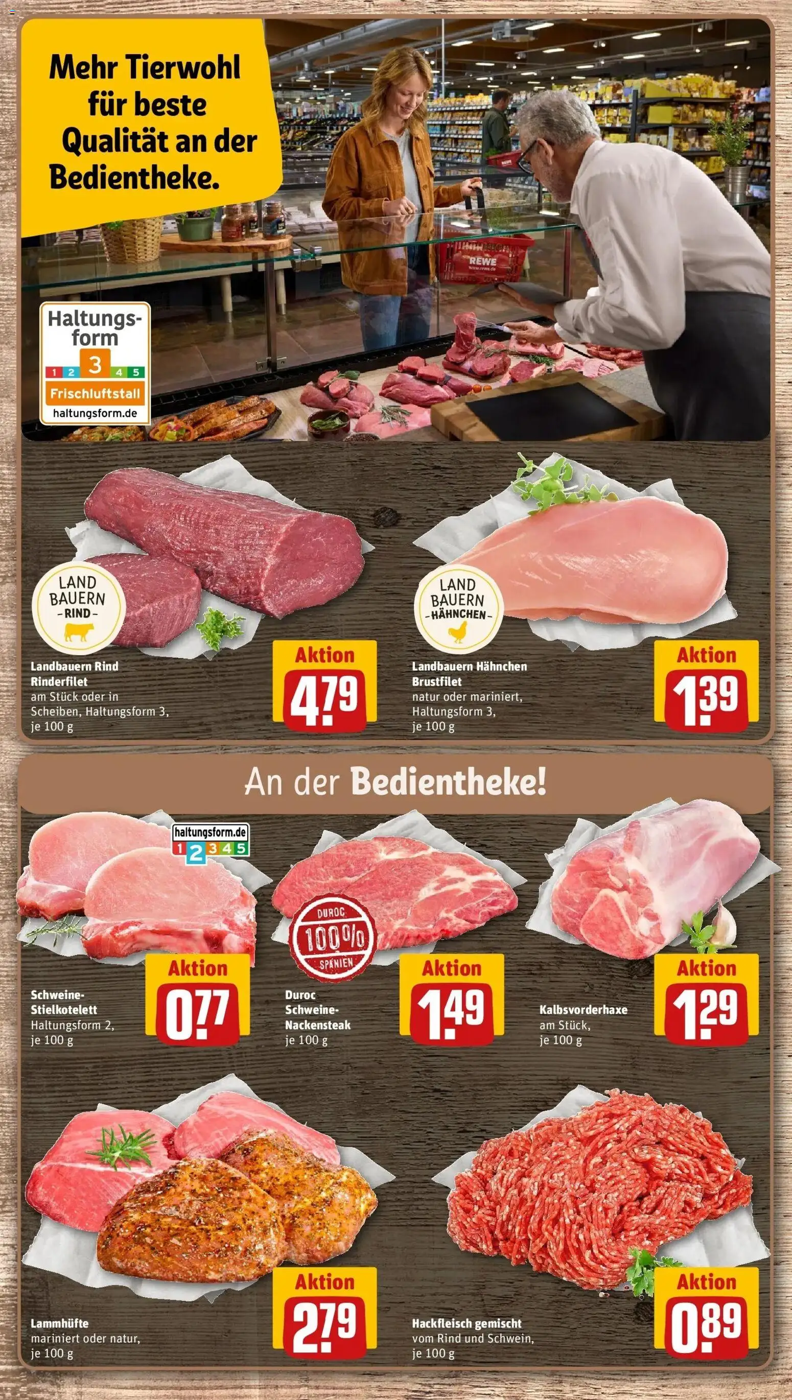 Rewe Prospekt Stockach	 – gültig ab 10.05.2026 | Seite: 12 | Produkte: Hahnchen, Rinderfilet, Steak, Hackfleisch