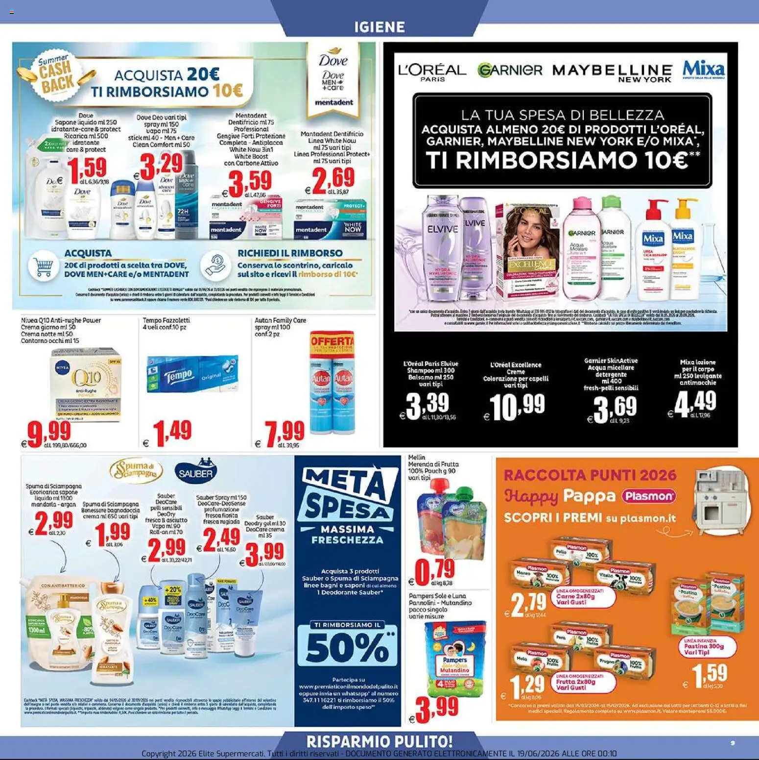 Volantino Elite Supermercati del 19.06.2026 | Pagina: 9