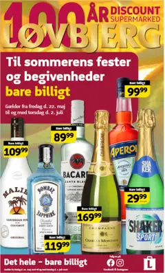 Løvbjerg - Sommer drinks 2026 gyldig fra 22.05.2026